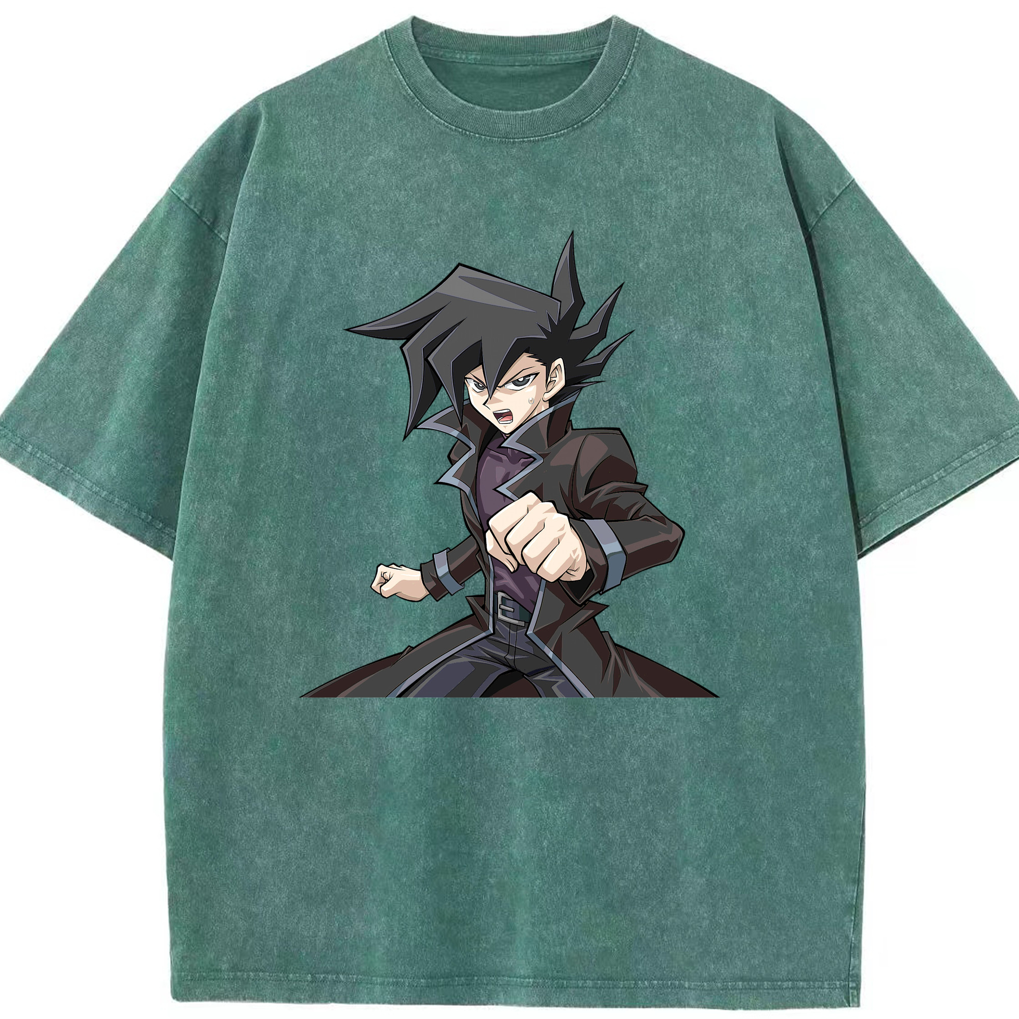 （画像用） 遊☆戯☆王 Yu-Gi-Oh! 綿100% ヴィンテージ風 半袖Tシャツ（フロントプリント）